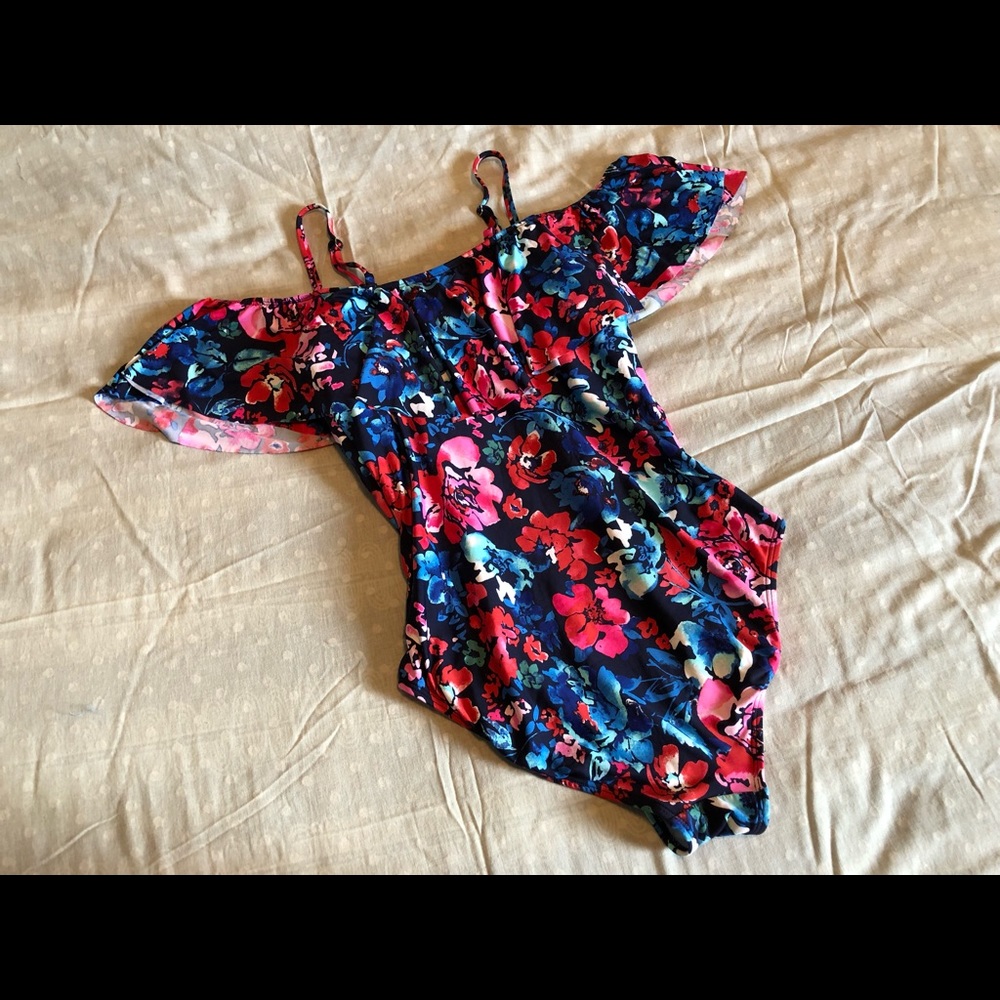 NWOT Floral One Piece Swimsuit by Sea Angel Swim